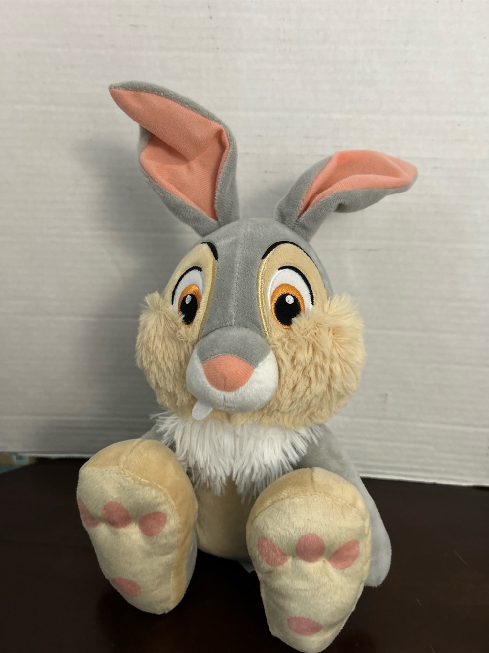 Thumper Kohl's care Gray and Pink Plush Bunny Stuffed Animal